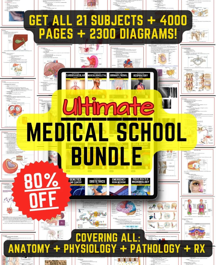 21-Subject Medical Notes Mega Bundle (Physical Edition)