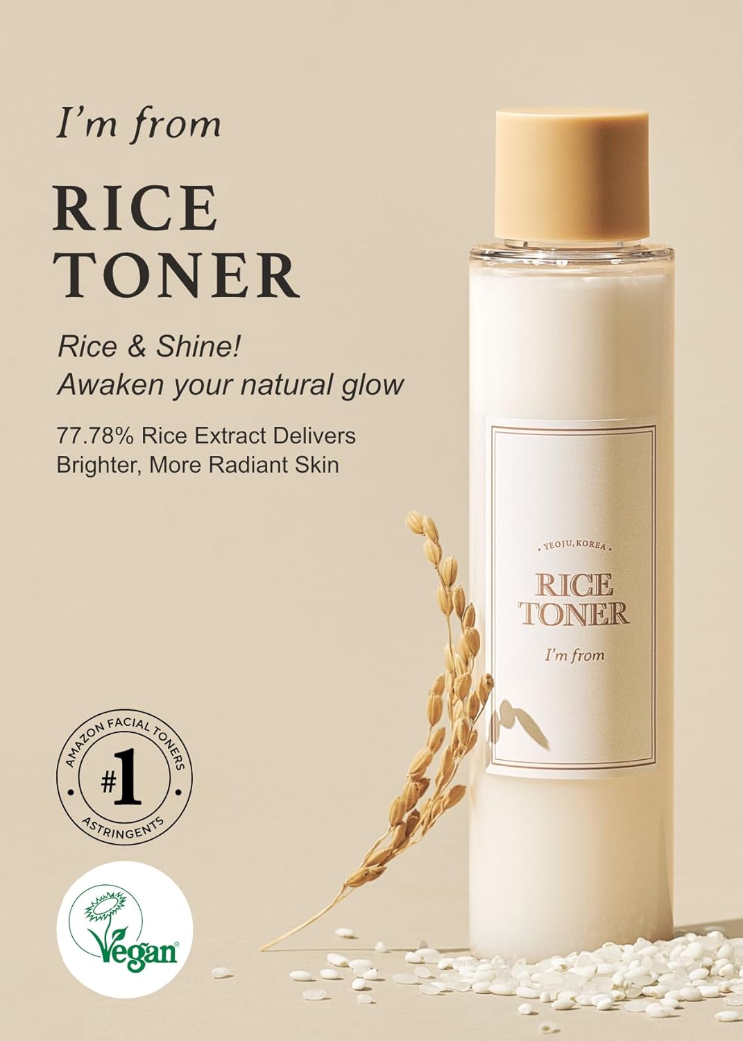 I'm from Rice Toner for Glowing Skin 100ml