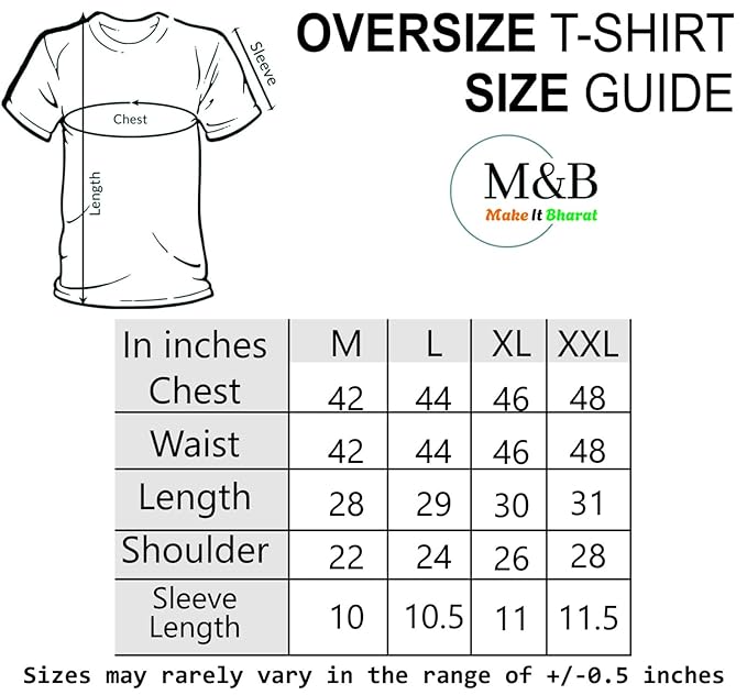 Oversized Pure Cotton Men's White Premium T-Shirt - Medical Sign