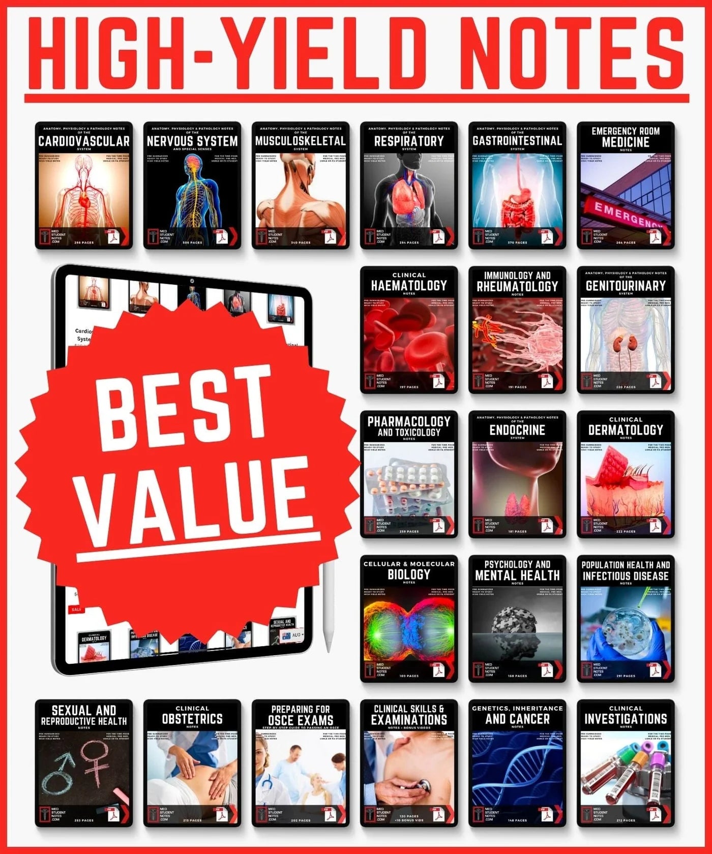 ALL 21 SUBJECTS (80% OFF BUNDLE)