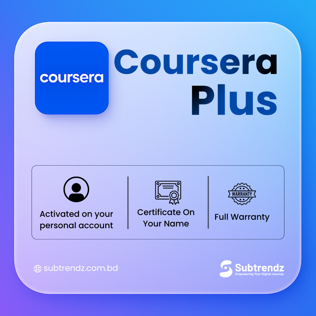 Coursera Plus Subscription –1 Year