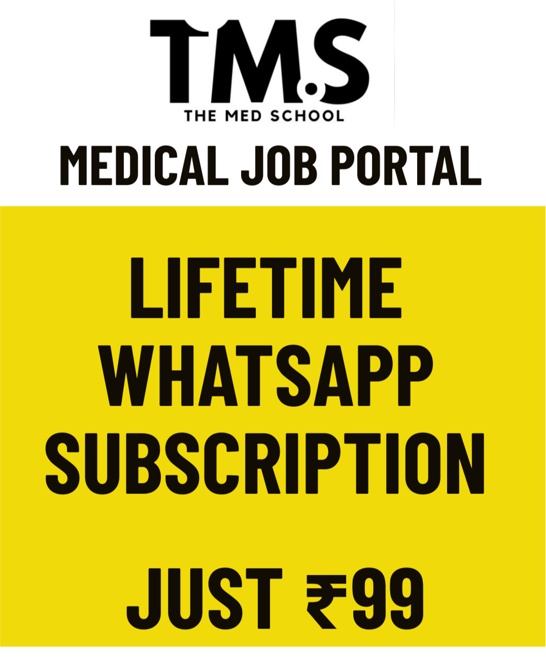 Medical Jobs Portal(Whatsapp Subscription)