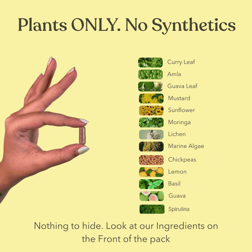 Earthful Multivitamin For Teens - 100% Plant-Based Daily Nutrition (60 Capsules)