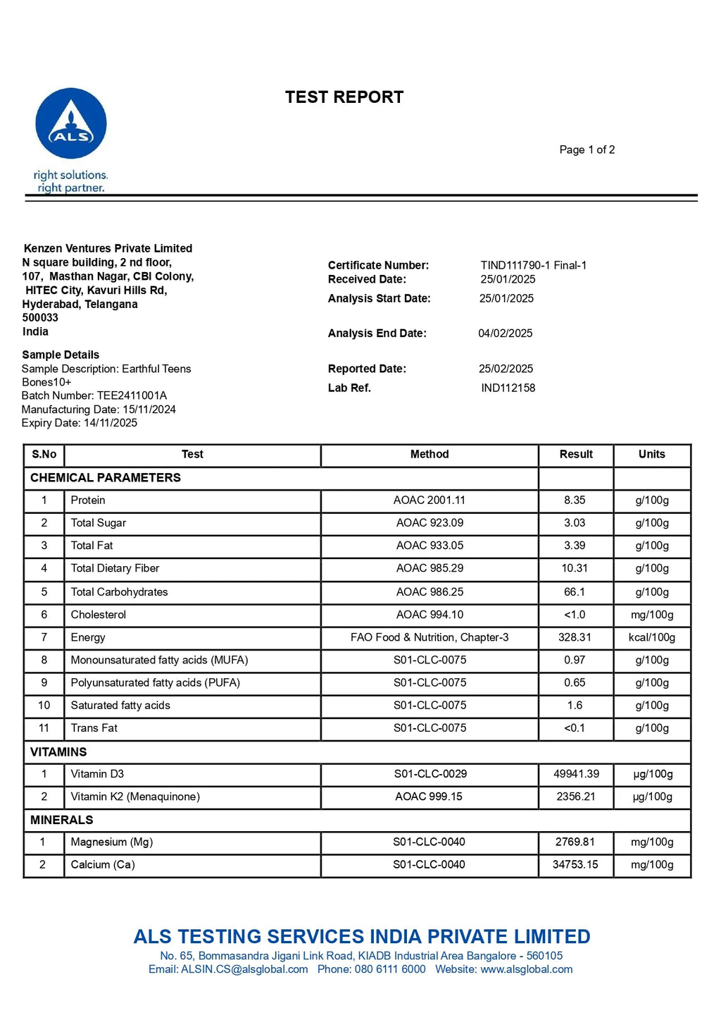 Earthful Multivitamin For Teens - 100% Plant-Based Daily Nutrition (60 Capsules)