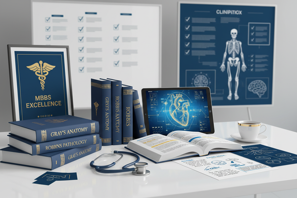 High-Yield, Exam-Focused Content

Precisely curated material that targets what matters most for exams and clinical practice.