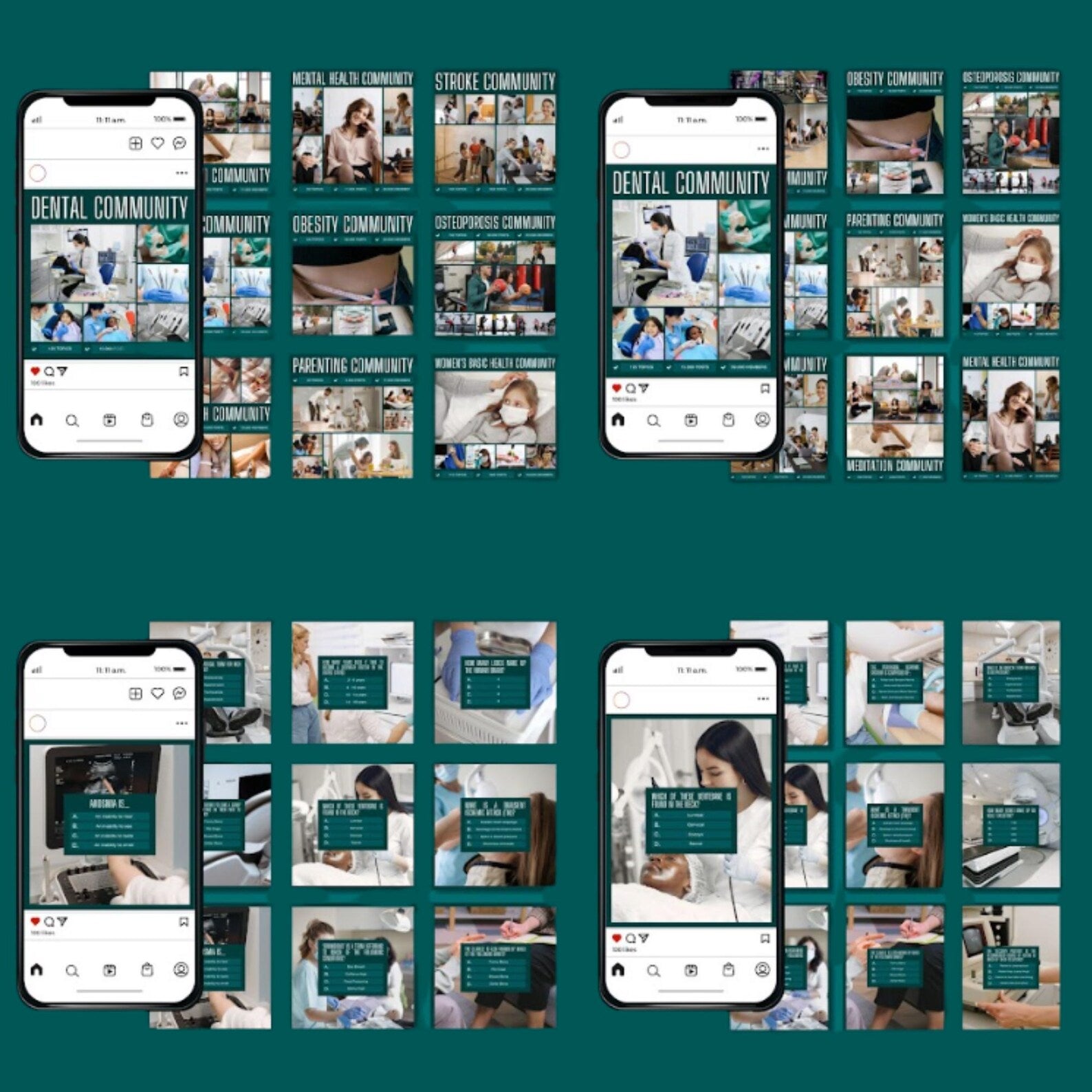 1000+ Medical Instagram Canva Templates | Healthcare Social Media Bundle | Editable Posts, Stories & Highlights | Lifetime Access