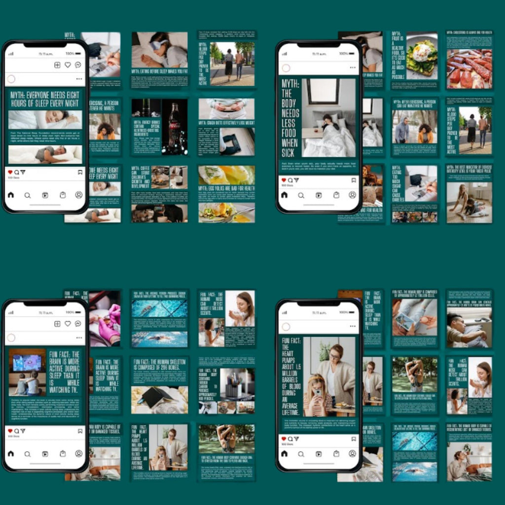 1000+ Medical Instagram Canva Templates | Healthcare Social Media Bundle | Editable Posts, Stories & Highlights | Lifetime Access