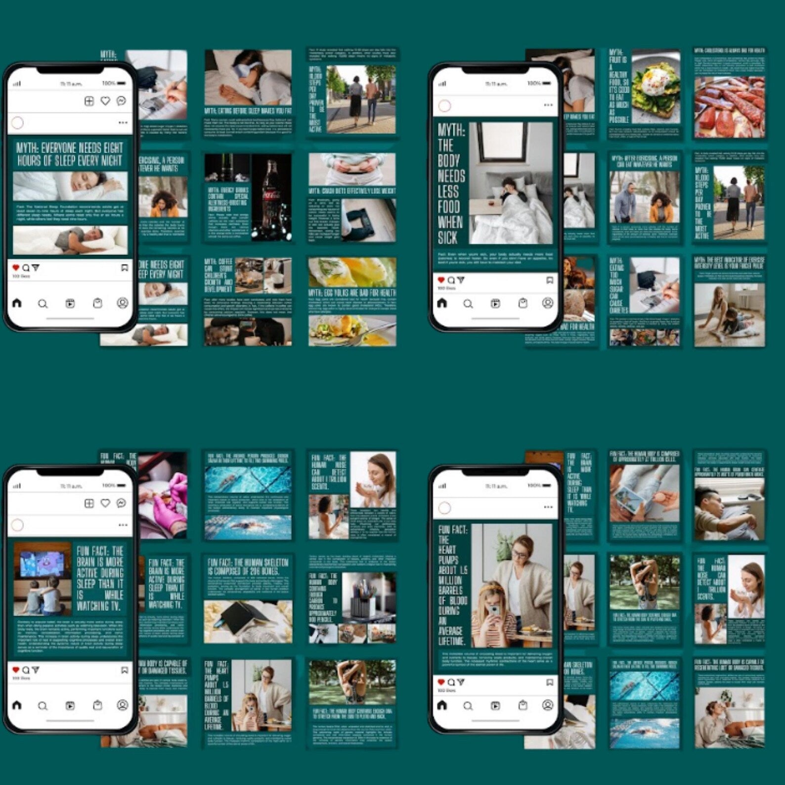1000+ Medical Instagram Canva Templates | Healthcare Social Media Bundle | Editable Posts, Stories & Highlights | Lifetime Access