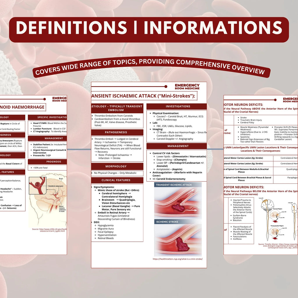 Emergency Room Medicine Bundle – Digital Download Designed by CoreMedNotes