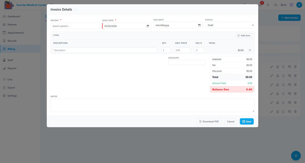 Clinic Management System