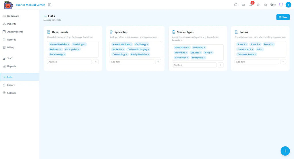 Clinic Management System