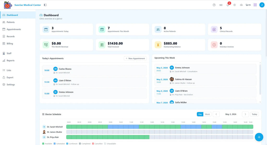 Clinic Management System